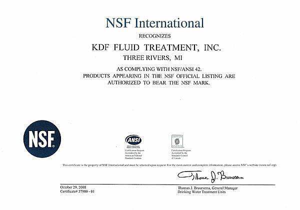 KDF-NSF42-2 除重金屬濾芯KDFBT33